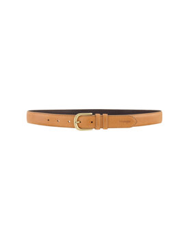 WRANGLER MĘSKI PASEK SKÓRZANY BOMBATO BELT DARK COGNAC 112358067 PREMIUM 