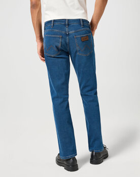 WRANGLER MĘSKIE SPODNIE JEANSOWE GREENSBORO BLUE GREY 112355018