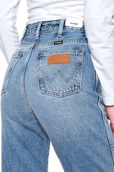 WRANGLER MOM JEANS ASH CLOUD W246RI97I SAMPLE