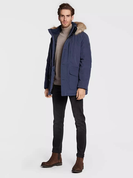 WRANGLER PARKA JACKET MĘSKA KURTKA ZIMOWA NAVY W4E6X7114