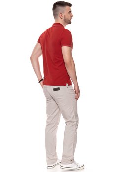 WRANGLER POLO  SS PIQUE POLO POMPEIAN RED W7B25K41C