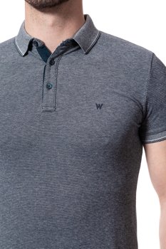 WRANGLER POLO  SS REFINED POLO NAVY W7B26KI35