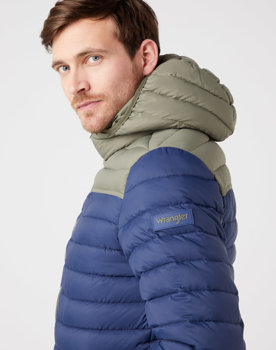 WRANGLER PUFFER JACKET MĘSKA KURTKA PRZEJŚCIOWA NAVY W4B1WA114