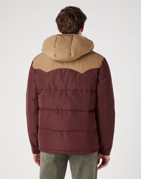 WRANGLER PUFFER JACKET MĘSKA KURTKA ZIMOWA CIEPŁA DAHLIA 112341041