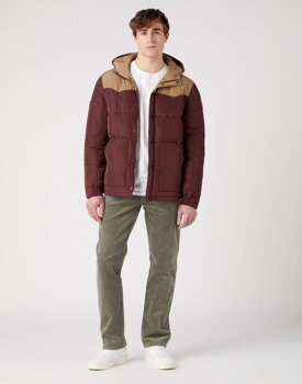 WRANGLER PUFFER JACKET MĘSKA KURTKA ZIMOWA CIEPŁA DAHLIA 112341041