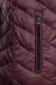 WRANGLER PUFFER VEST BURGUNDY RED W4667X45U