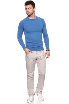 WRANGLER RAGLAN KNIT RIVIERA BLUE W8615PR7S