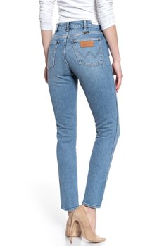 WRANGLER RETRO-SKINNY SPODNIE DAMSKIE VINTAGE NOISE W253WB058