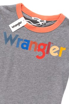 WRANGLER RINGER TEE GREY MARL W7385GHVB