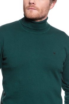 WRANGLER ROLL NECK KNIT PINE W8A22PG01