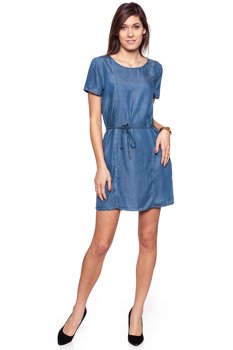 WRANGLER SHIFT DRESS MID INDIGO W9059LY8E