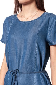 WRANGLER SHIFT DRESS MID INDIGO W9059LY8E