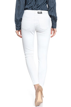 WRANGLER SKINNY DAMSKIE SPODNIE JEANSOWE WHITE W28MGO989