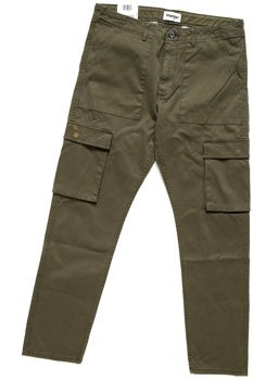 WRANGLER SPODNIE MĘSKIE CARGO IVY GREEN W15EA4XIX