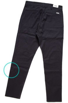 WRANGLER SPODNIE MĘSKIE CHINO NAVY WASHED W16LHE49I