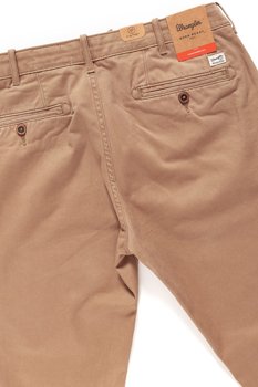 WRANGLER SPODNIE MĘSKIE CHINO TOBACCO BROWN W14LCF81A      $    