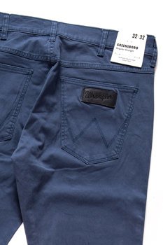 WRANGLER SPODNIE MĘSKIE GREENSBORO DENIM BLUE A15QSM22E