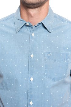 WRANGLER SS 1 PKT SHIRT CERULEAN BLUE  W5L56GXVT