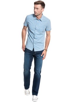 WRANGLER SS 1 PKT SHIRT CERULEAN BLUE  W5L56GXVT