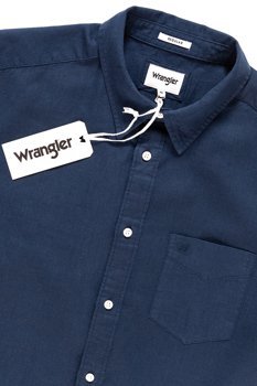 WRANGLER SS 1 PKT SHIRT NAVY W5860LO35