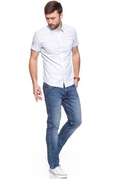 WRANGLER SS 1 PKT SHIRT WHITE W58603N12