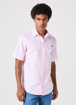 WRANGLER SS ONE POCKET SHIRT MĘSKA KOSZULA PINK STRIPE 112350487