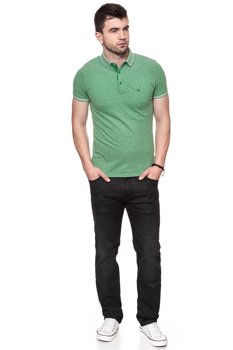 WRANGLER SS REFINED POLO AMAZON GREEN W7B26KIUX