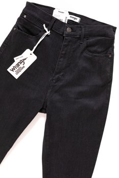 WRANGLER SUPER HIGH SKINNY SOFT BLACK W27WUR19H