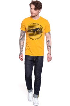 WRANGLER T-SHIRT CIRCLE TEE GOLDEN ROD W7MFD3X1K