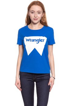 WRANGLER T SHIRT DAMSKI FESTIVAL TEE VICTORIA BLUE W7016EVJS