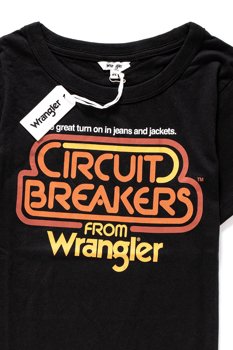 WRANGLER T SHIRT DAMSKI GRAPHIC RINGER TEE BLACK W7373EV01