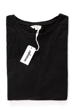 WRANGLER T SHIRT DAMSKI PATTERN TEE BLACK W7328E301