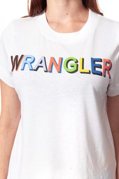 WRANGLER T SHIRT DAMSKI T-SHIRTS 80´S TEE WHITE W7010EV12