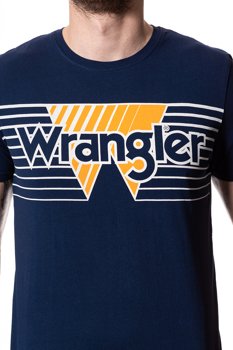 WRANGLER T SHIRT SS GRAPHIC TEE NAVY W7C56FQ35