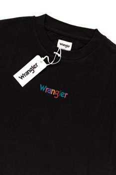 WRANGLER T SHIRT SS LOGO TEE BLACK W7B97DB01