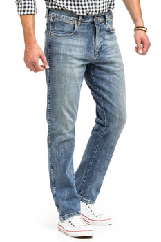 WRANGLER TEXAS MĘSKIE SPODNIE JEANSOWE AUTH INDIG W1215915Q