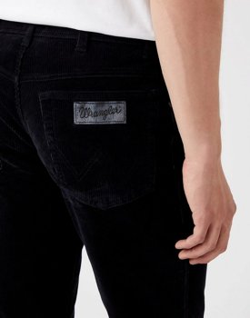 WRANGLER TEXAS MĘSKIE SPODNIE SZTRUKSY BLACK W121A2100