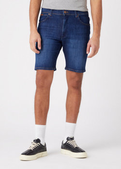 WRANGLER TEXAS SHORTS MĘSKIE SZORTY KRÓTKIE SPODENKI JEANSOWE  STARLITE W11CYJ38E