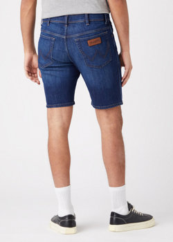 WRANGLER TEXAS SHORTS MĘSKIE SZORTY KRÓTKIE SPODENKI JEANSOWE  STARLITE W11CYJ38E