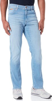 WRANGLER TEXAS SLIM MĘSKIE SPODNIE JEANSOWE JEANS  STARLITE W12SYJZ86