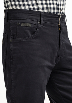 WRANGLER TEXAS SLIM MĘSKIE SPODNIE JEANSOWE JEANSY DARK NAVY W12SEAXAE