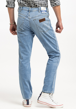 WRANGLER TEXAS SLIM MĘSKIE SPODNIE JEANSOWE JEANSY DŻINSY DREAM ON W12SQO859