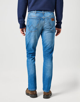 WRANGLER TEXAS SLIM MĘSKIE SPODNIE JEANSOWE JEANSY DŻINSY PRAIRIE BLUE 112356813