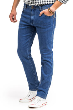 WRANGLER TEXAS SLIM MĘSKIE SPODNIE JEANSOWE THE STONE RIDE W12SYI39U