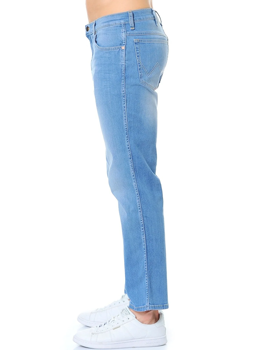 WRANGLER TEXAS STRETCH MĘSKIE SPODNIE JEANSOWE TROPICAL WIND W121EH75U