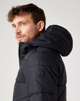 WRANGLER THE PUFFER MĘSKA KURTKA ZIMOWA BLACK W4D6WR100