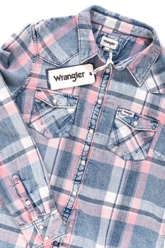 WRANGLER WESTERN SHIRT CHALK PINK W5236SFWG