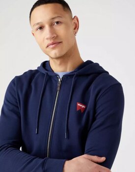 WRANGLER ZIP THRU HOODIE MĘSKA BLUZA KAPTUR LOGO