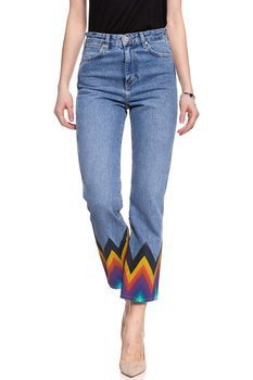 WRANGLER RETRO CROP STRAIGHT KABEL BLUE W27YER19K 112128213