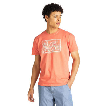 T-SHIRT MĘSKI LEE FLORAL GRAPHIC TEE PAPRIKA L60KETNI 112113397